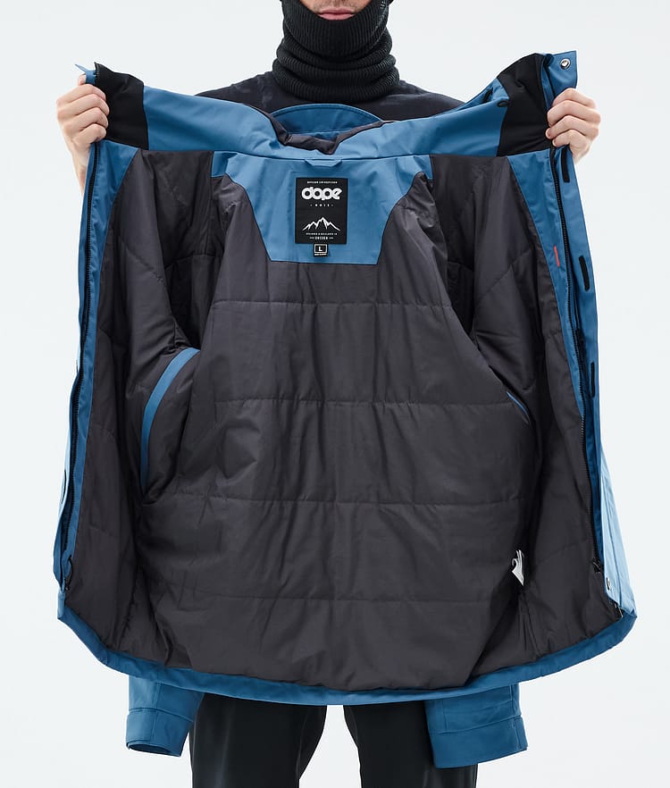 Dope Blizzard Full Zip Laskettelutakki Miehet Blue Steel, Kuva 9 / 9