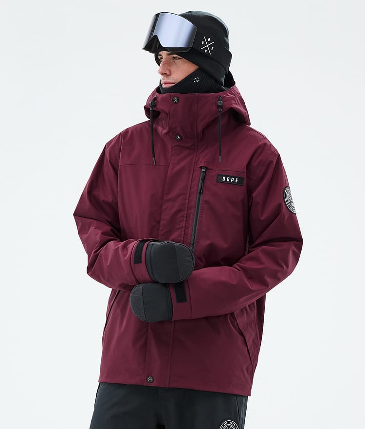 Dope Blizzard Full Zip Laskettelutakki Miehet Burgundy, Kuva 1 / 10