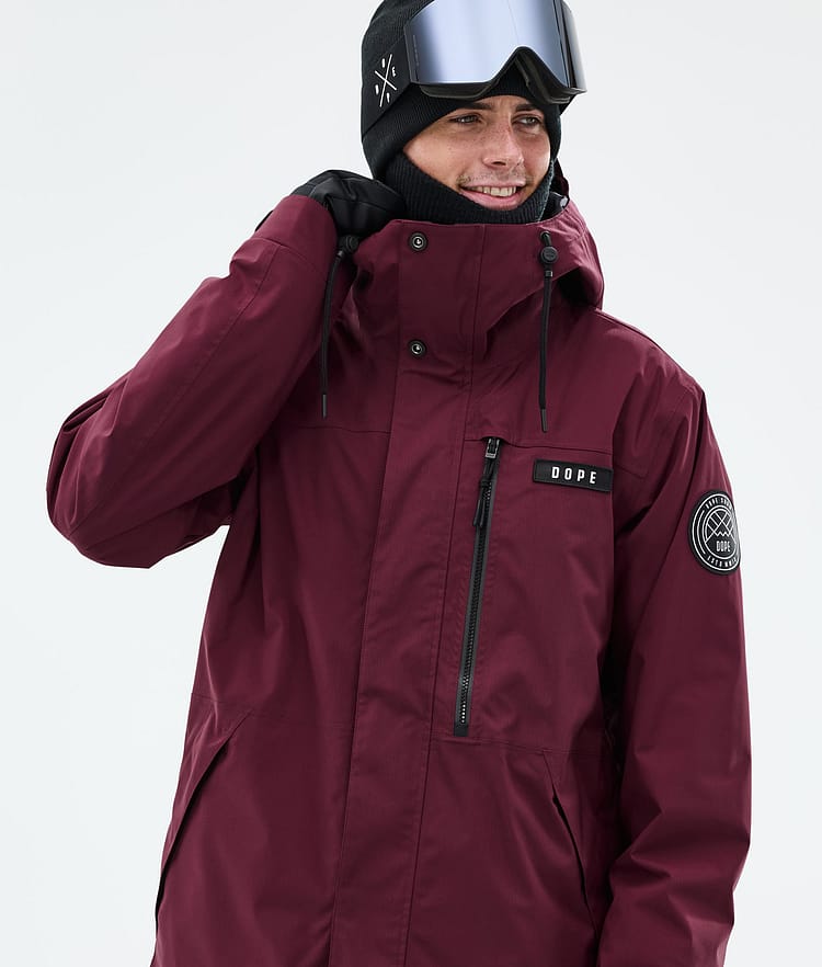 Dope Blizzard Full Zip Lumilautailutakki Miehet Burgundy, Kuva 2 / 10