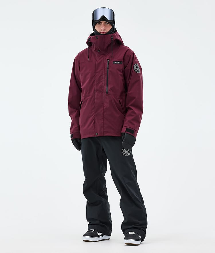 Dope Blizzard Full Zip Lumilautailutakki Miehet Burgundy, Kuva 3 / 10