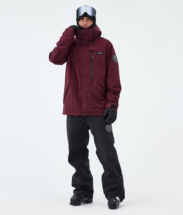 Dope Blizzard Full Zip Laskettelutakki Miehet Burgundy, Image 2 of 9
