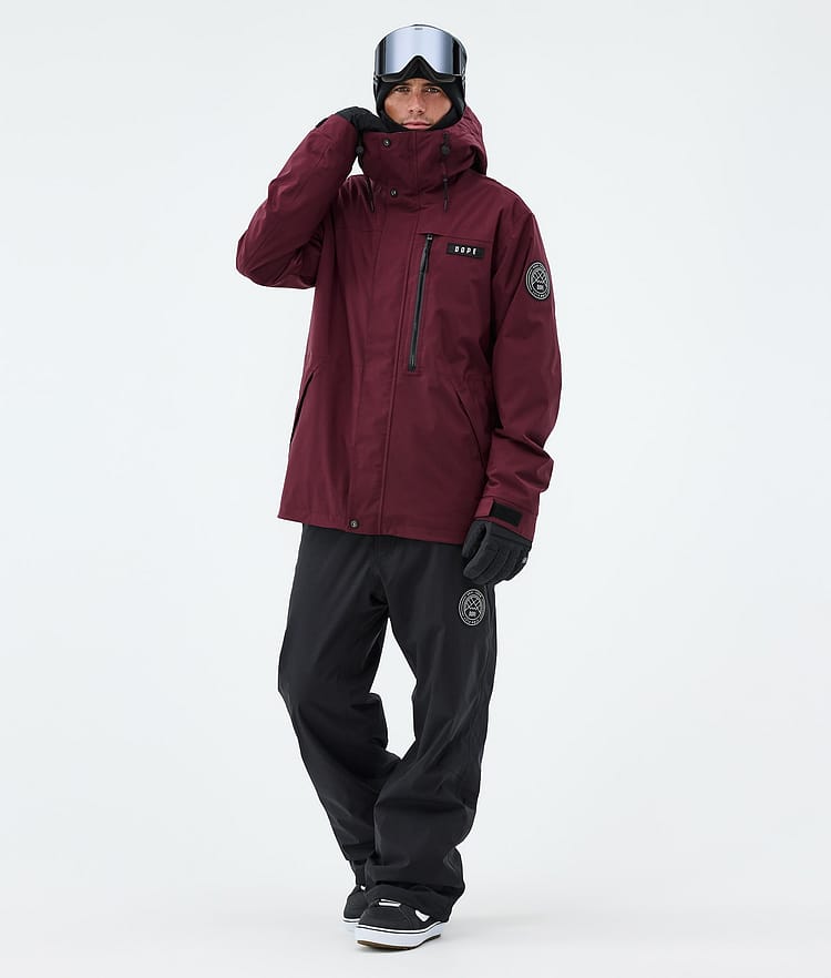 Dope Blizzard Full Zip Lumilautailutakki Miehet Burgundy, Image 2 of 9