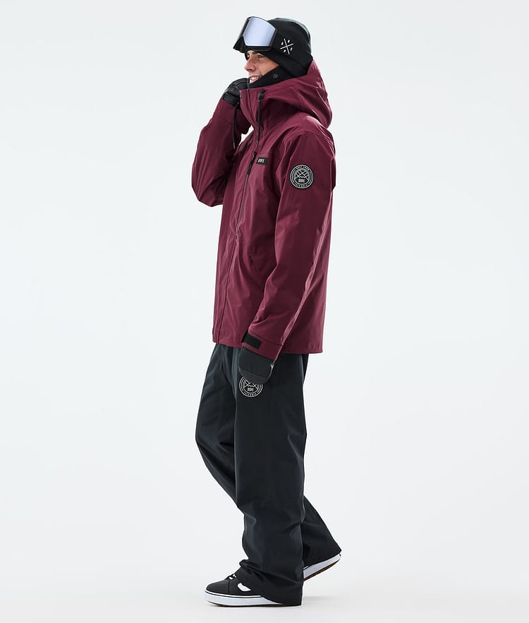 Dope Blizzard Full Zip Lumilautailutakki Miehet Burgundy, Kuva 4 / 10