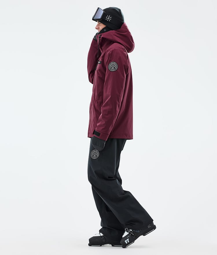 Dope Blizzard Full Zip Laskettelutakki Miehet Burgundy, Kuva 4 / 10