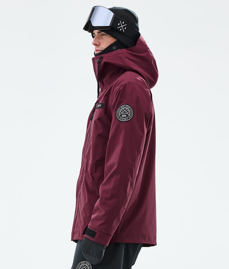 Dope Blizzard Full Zip Laskettelutakki Miehet Burgundy, Kuva 6 / 10