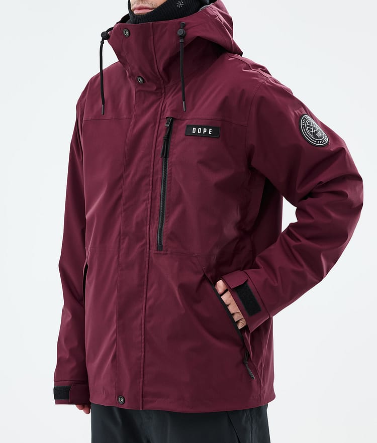 Dope Blizzard Full Zip Laskettelutakki Miehet Burgundy, Kuva 8 / 10