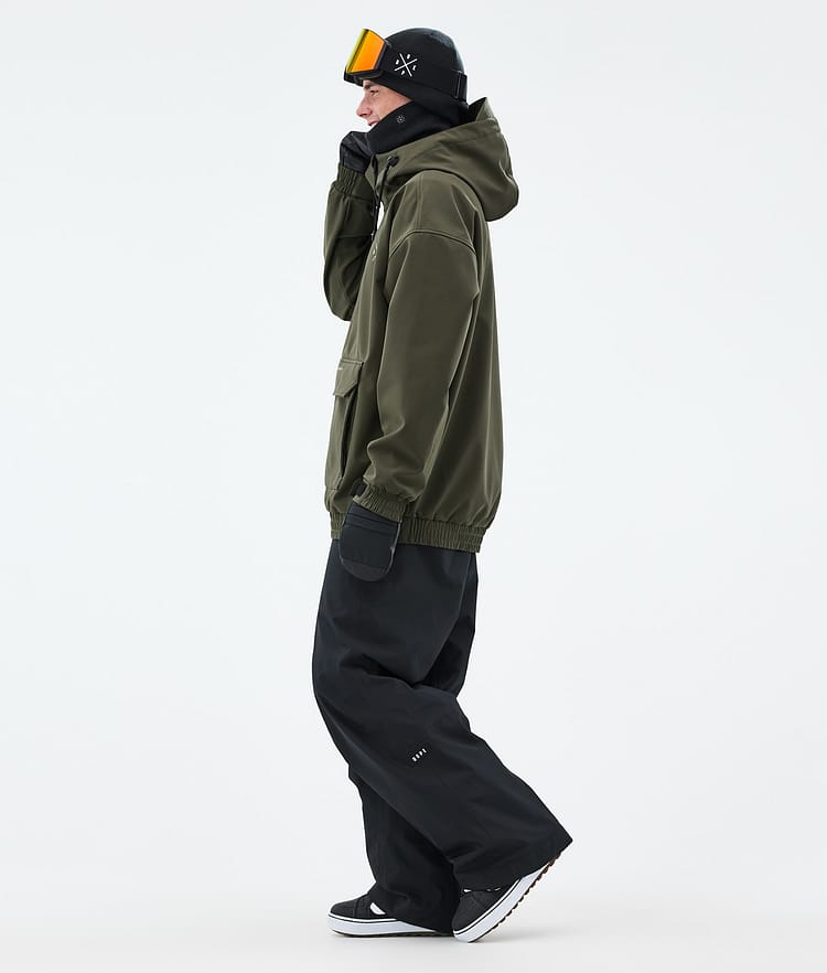Dope Cyclone Lumilautailutakki Miehet Olive Green, Kuva 3 / 8