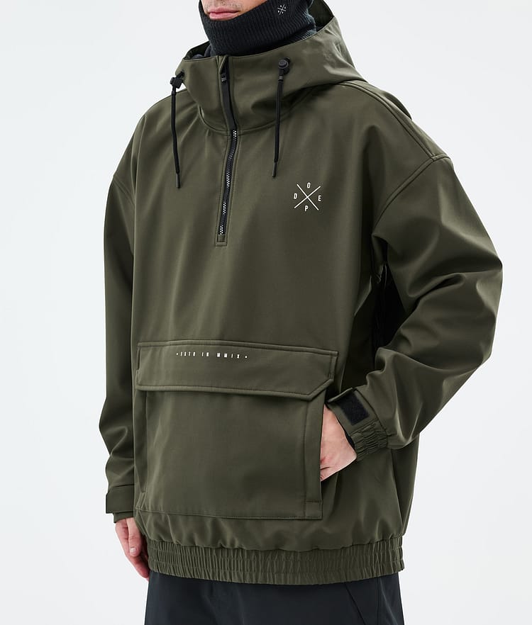 Dope Cyclone Lumilautailutakki Miehet Olive Green, Kuva 7 / 8