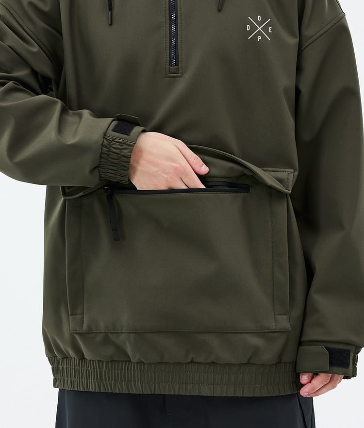 Dope Cyclone Lumilautailutakki Miehet Olive Green, Kuva 8 / 8
