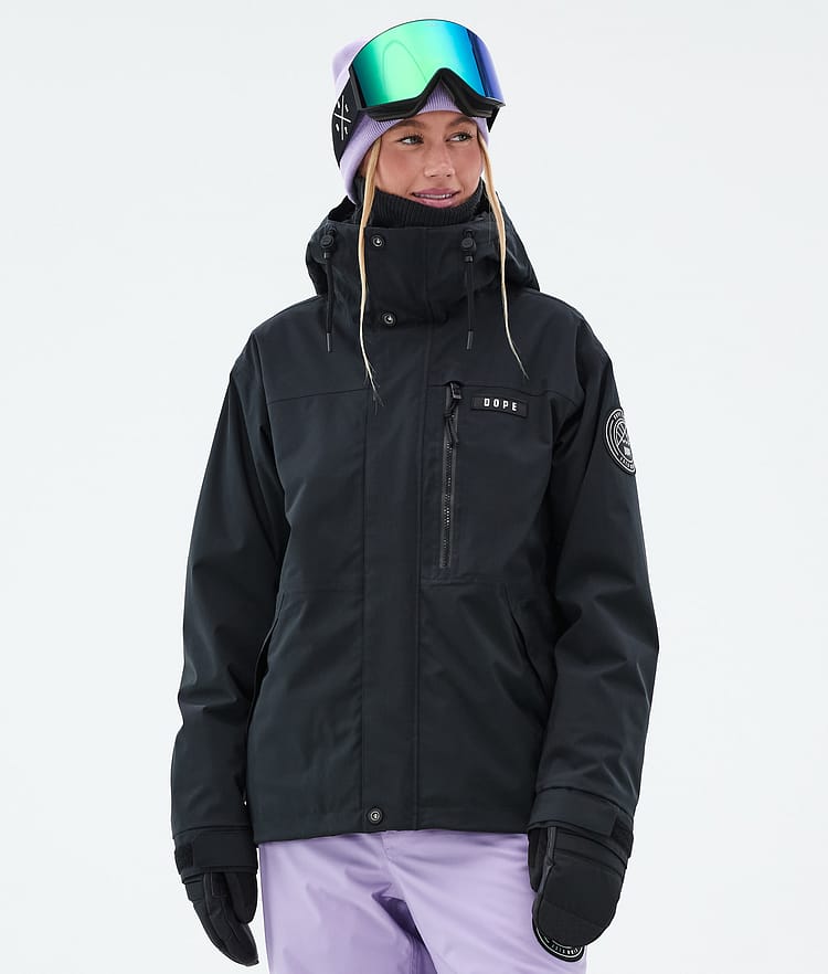 Dope Blizzard W Full Zip Laskettelutakki Naiset Black, Kuva 1 / 9
