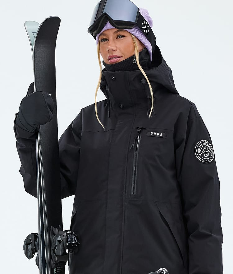 Dope Blizzard W Full Zip Laskettelutakki Naiset Black, Image 4 of 9