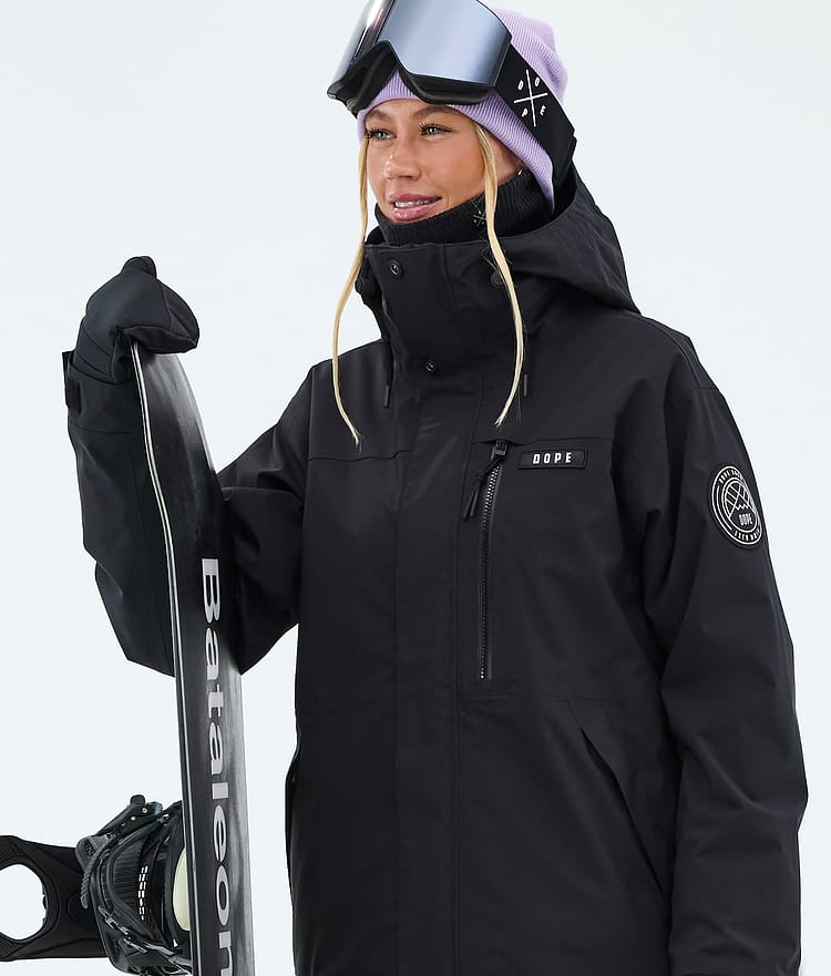 Dope Blizzard W Full Zip Lumilautailutakki Naiset Black, Image 4 of 9