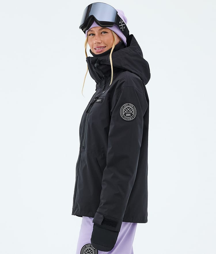 Dope Blizzard W Full Zip Lumilautailutakki Naiset Black, Image 5 of 9