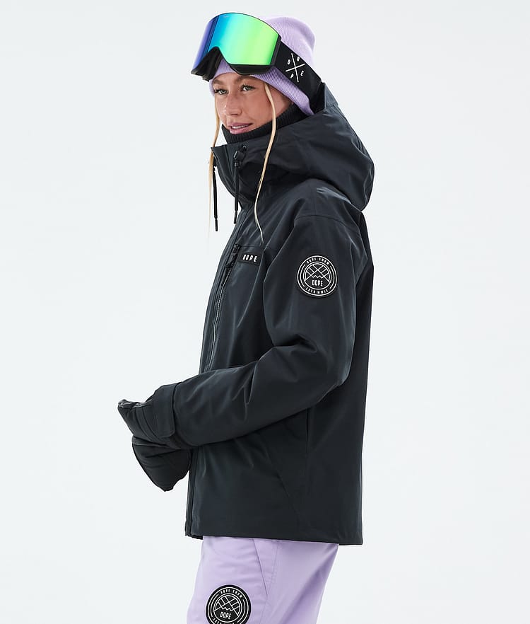 Dope Blizzard W Full Zip Lumilautailutakki Naiset Black, Kuva 5 / 9