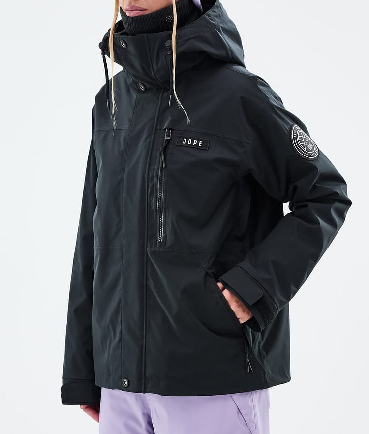 Dope Blizzard W Full Zip Laskettelutakki Naiset Black, Kuva 7 / 9