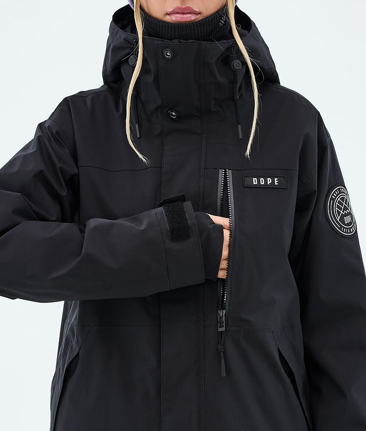 Dope Blizzard W Full Zip Lumilautailutakki Naiset Black, Image 8 of 9