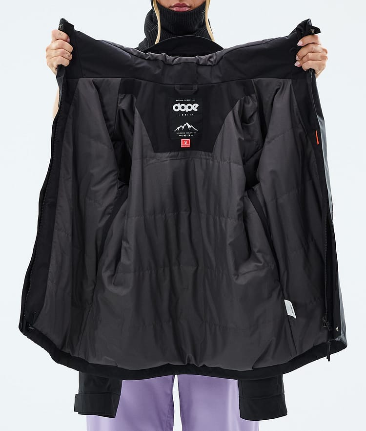 Dope Blizzard W Full Zip Laskettelutakki Naiset Black, Image 9 of 9