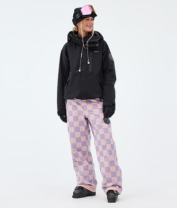 Dope Blizzard W Full Zip Laskettelu Outfit Black/Squares