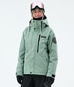 Dope Blizzard W Full Zip Lumilautailutakki Naiset Faded Green