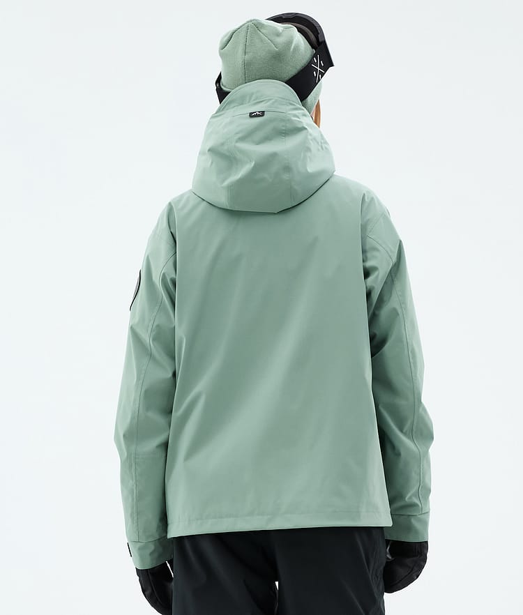 Dope Blizzard W Full Zip Laskettelutakki Naiset Faded Green, Kuva 6 / 9