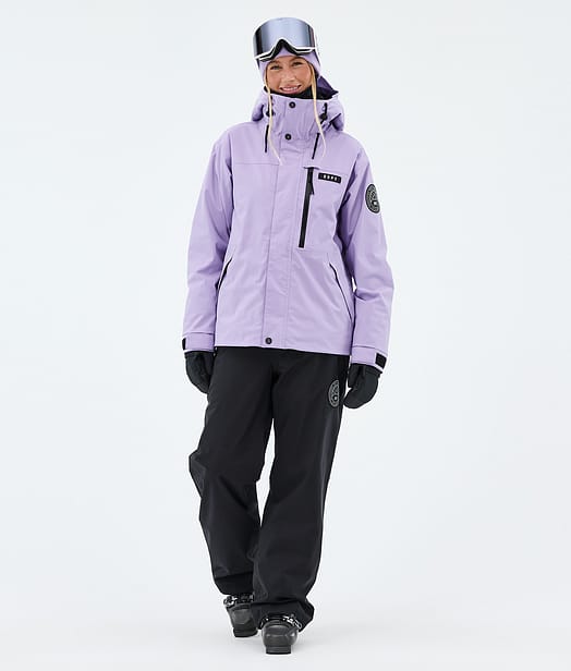 Dope Blizzard W Full Zip Laskettelu Outfit Faded Violet/Black