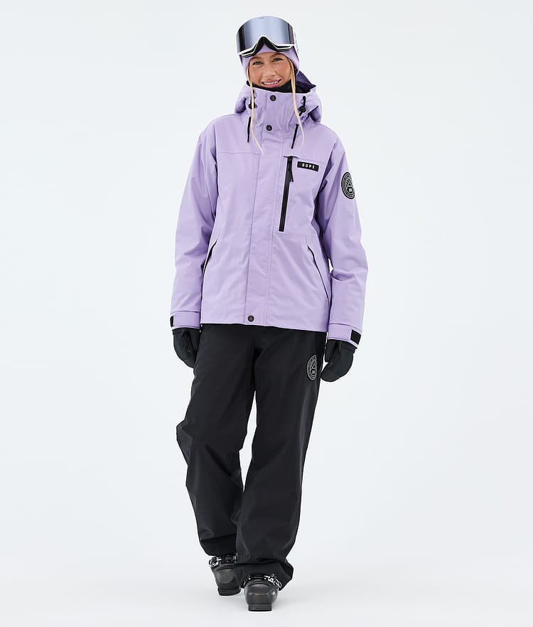 Dope Blizzard W Full Zip Laskettelutakki Naiset Faded Violet, Image 2 of 9