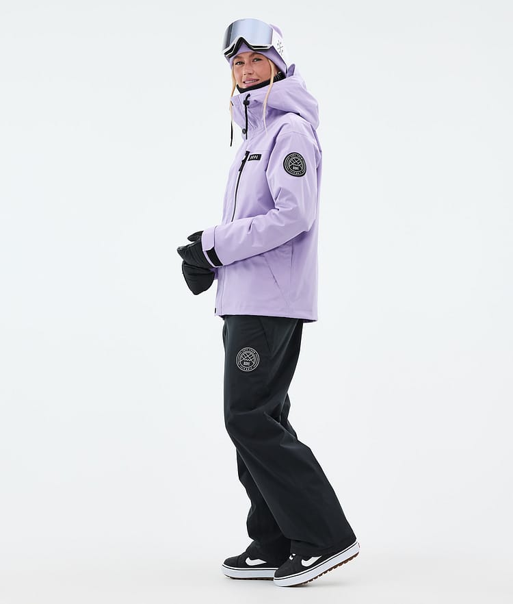 Dope Blizzard W Full Zip Lumilautailutakki Naiset Faded Violet, Kuva 3 / 9