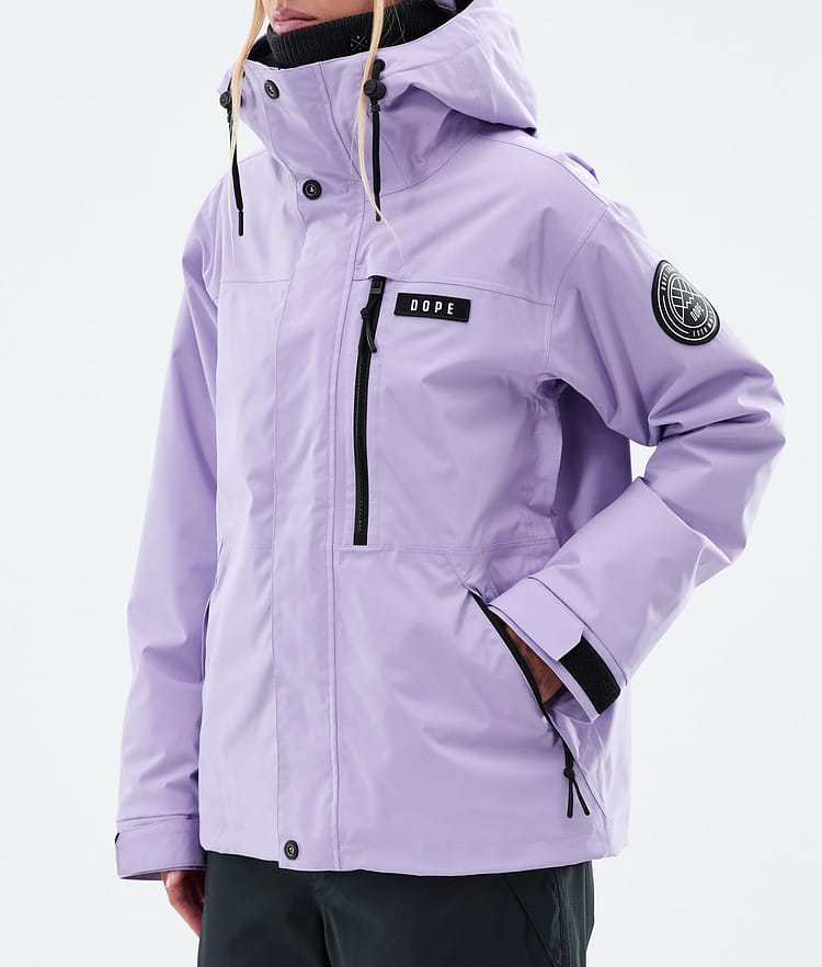 Dope Blizzard W Full Zip Laskettelutakki Naiset Faded Violet, Kuva 7 / 9
