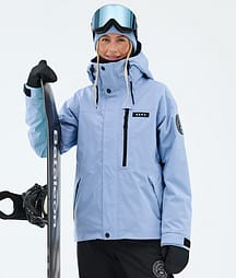 Dope Blizzard W Full Zip Lumilautailutakki Naiset Light Blue