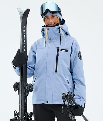 Dope Blizzard W Full Zip Laskettelutakki Light Blue