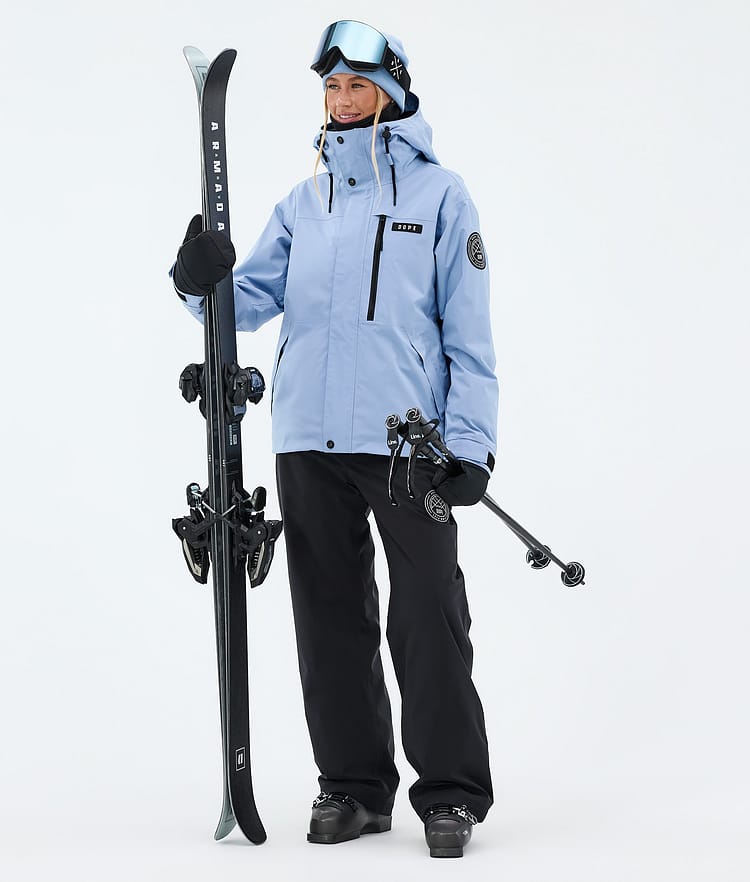 Dope Blizzard W Full Zip Laskettelutakki Naiset Light Blue, Image 2 of 9