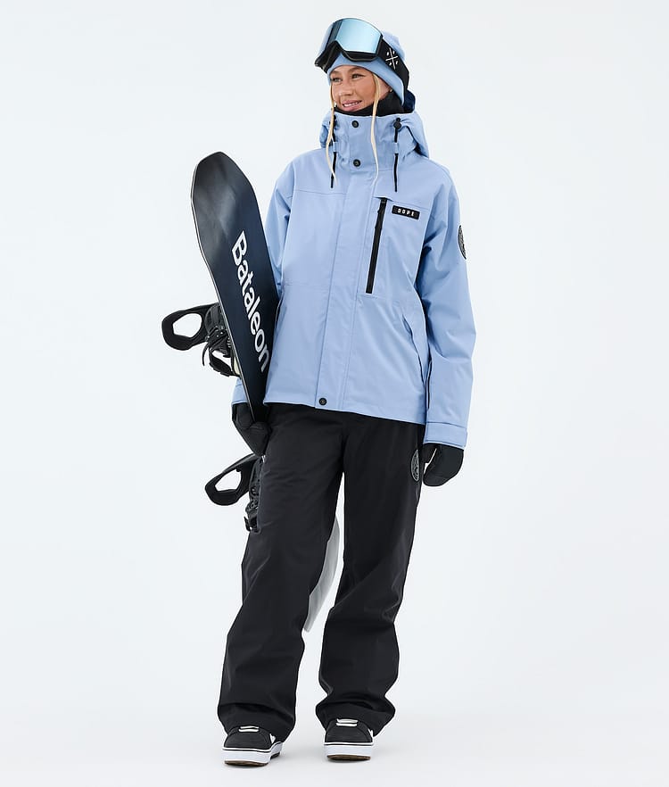 Dope Blizzard W Full Zip Lumilautailutakki Naiset Light Blue, Image 2 of 9