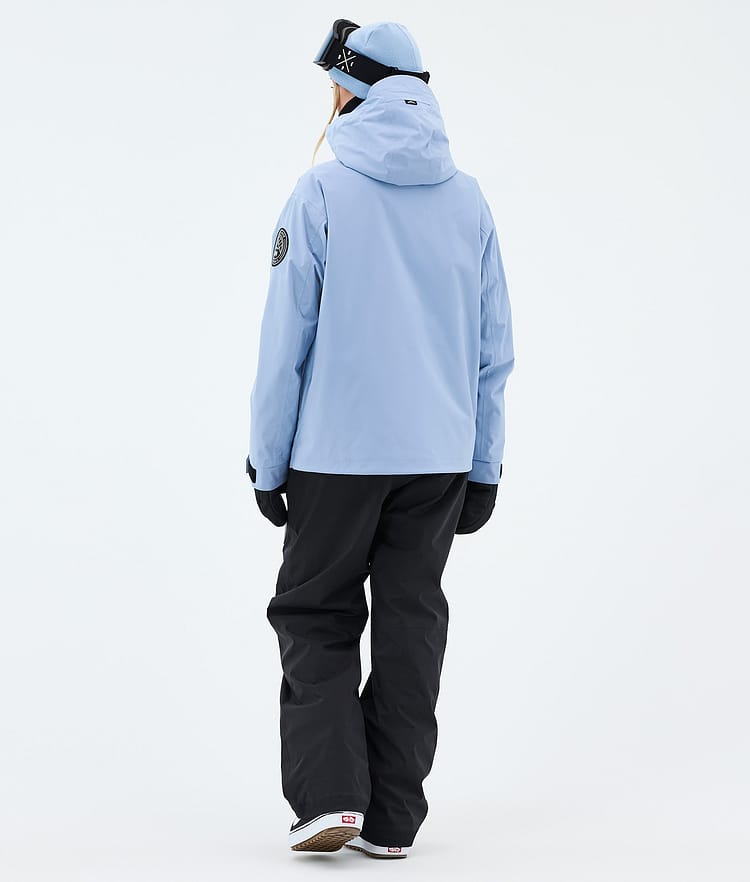 Dope Blizzard W Full Zip Lumilautailutakki Naiset Light Blue, Image 3 of 9
