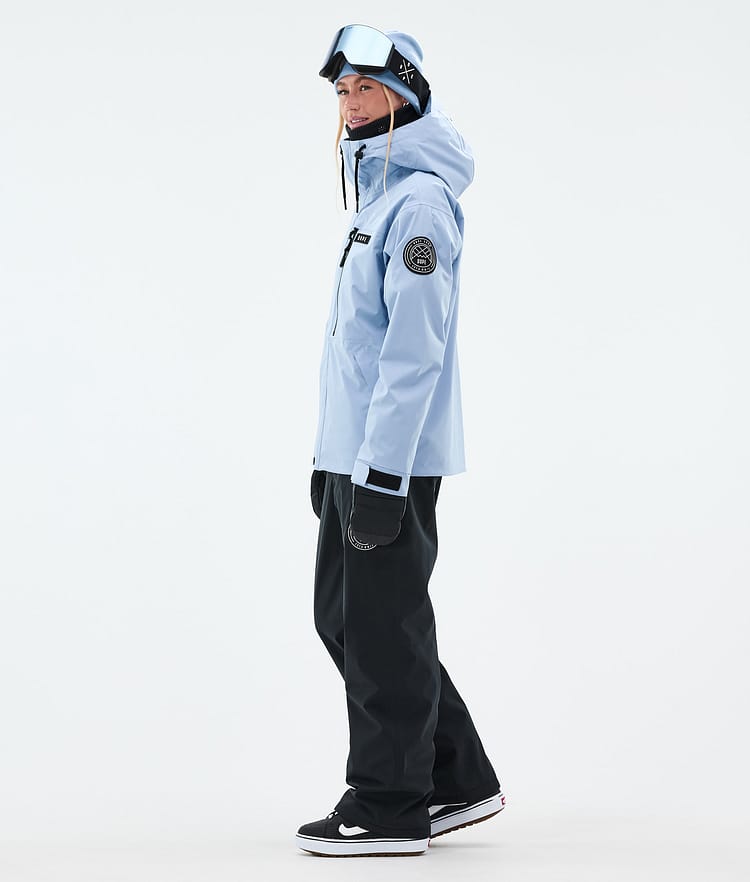 Dope Blizzard W Full Zip Lumilautailutakki Naiset Light Blue, Kuva 3 / 9