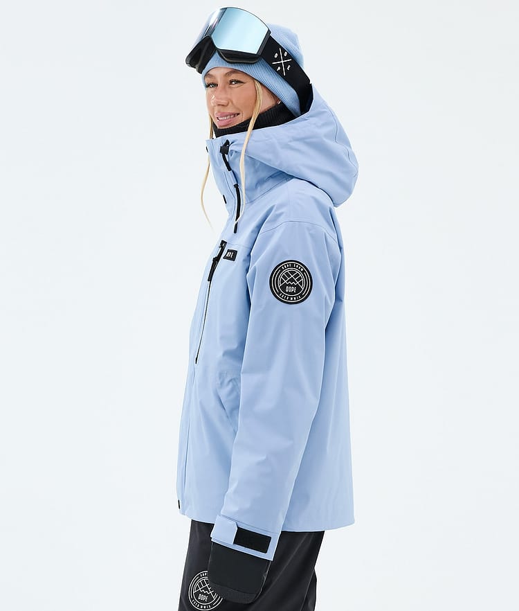 Dope Blizzard W Full Zip Laskettelutakki Naiset Light Blue, Image 5 of 9