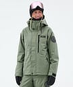 Dope Blizzard W Full Zip Lumilautailutakki Naiset Moss Green