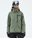 Dope Blizzard W Full Zip Lumilautailutakki Naiset Moss Green