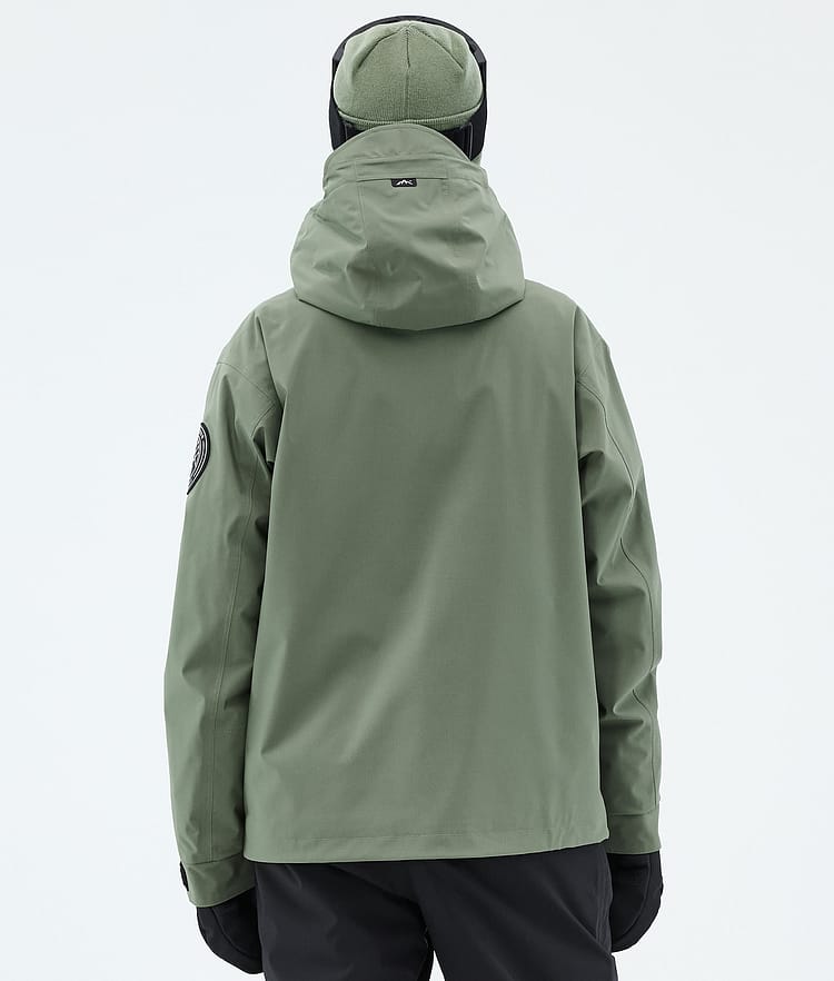 Dope Blizzard W Full Zip Laskettelutakki Naiset Moss Green, Image 6 of 9