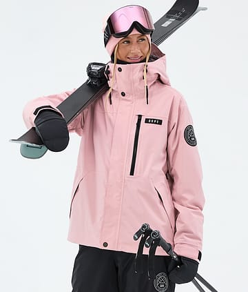 Dope Blizzard W Full Zip Laskettelutakki Soft Pink
