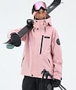 Dope Blizzard W Full Zip Laskettelutakki Naiset Soft Pink