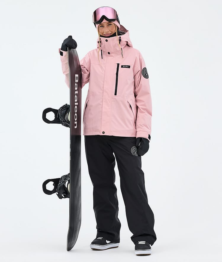 Dope Blizzard W Full Zip Lumilautailutakki Naiset Soft Pink, Image 2 of 9