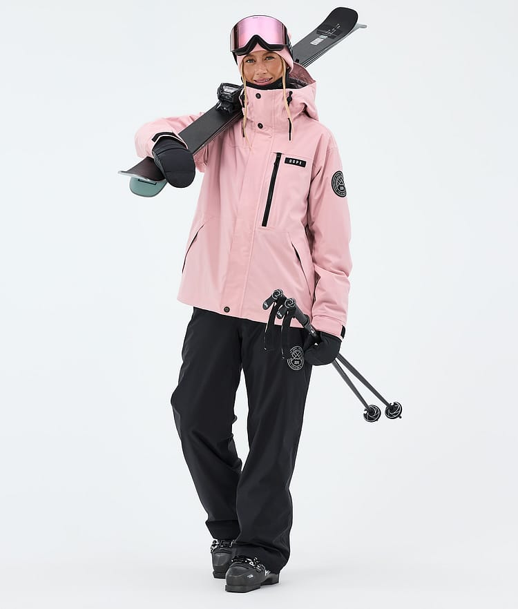 Dope Blizzard W Full Zip Laskettelutakki Naiset Soft Pink, Image 2 of 9
