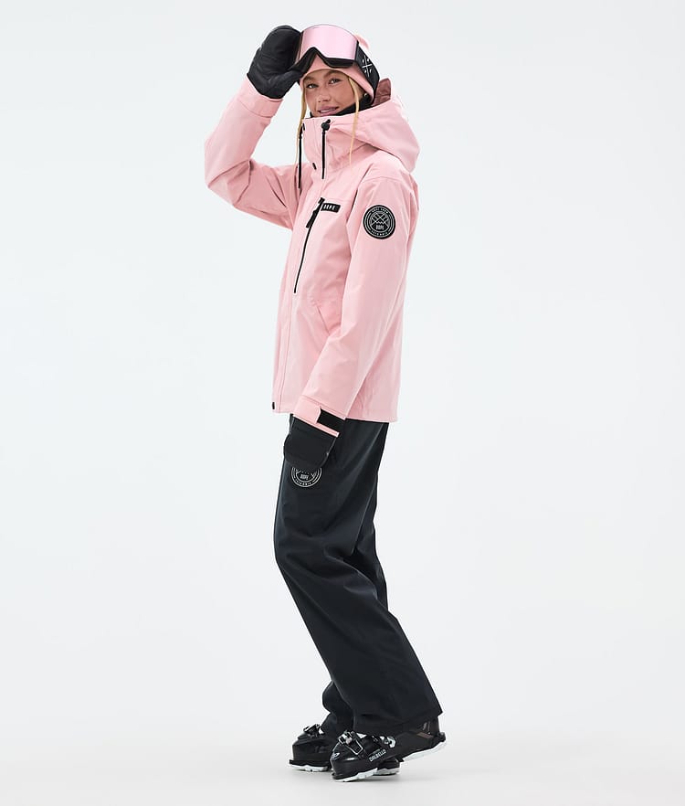 Dope Blizzard W Full Zip Laskettelutakki Naiset Soft Pink, Kuva 3 / 9
