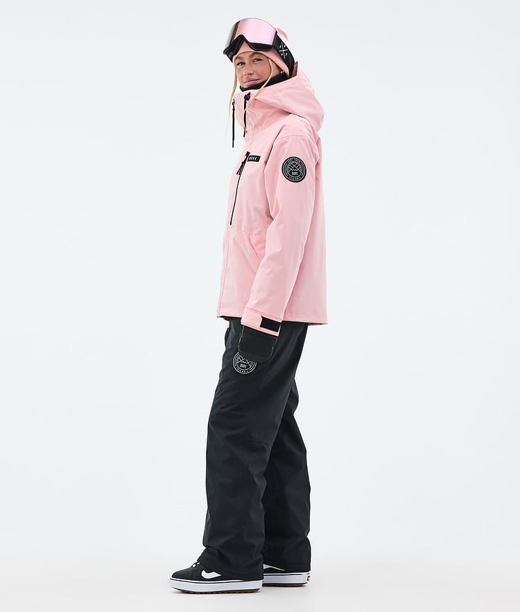 Dope Blizzard W Full Zip Lumilautailutakki Naiset Soft Pink, Kuva 3 / 9