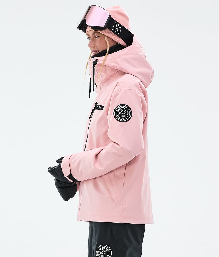 Dope Blizzard W Full Zip Lumilautailutakki Naiset Soft Pink, Kuva 5 / 9