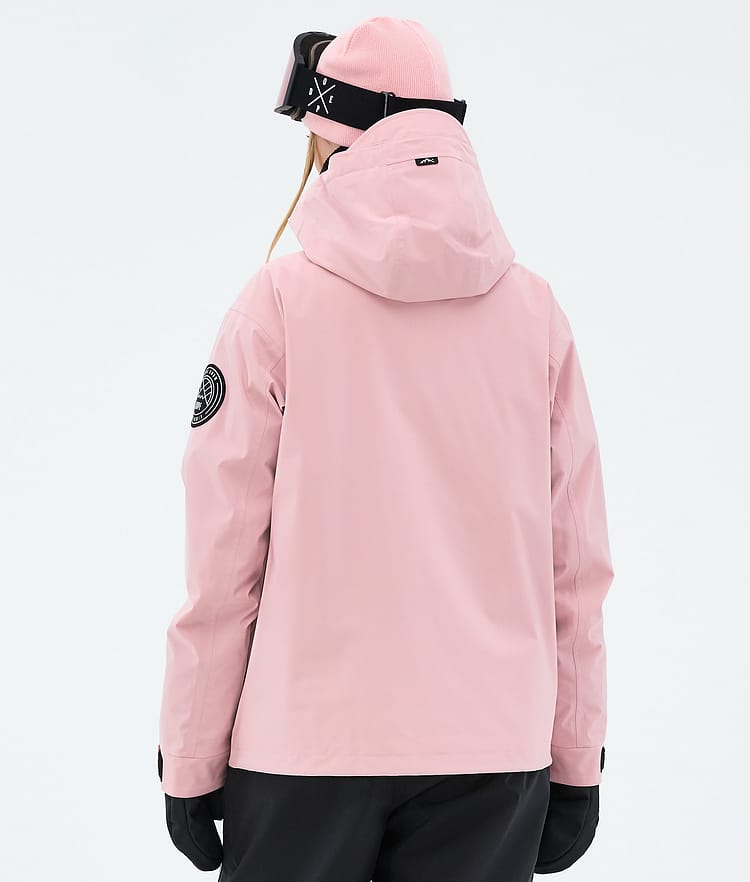 Dope Blizzard W Full Zip Laskettelutakki Naiset Soft Pink, Image 6 of 9