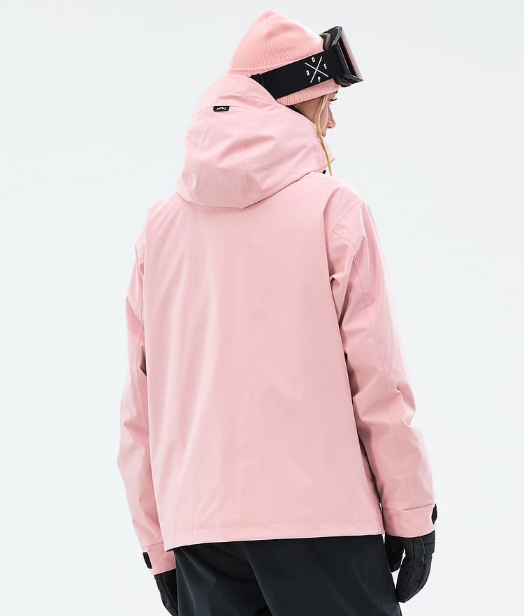 Dope Blizzard W Full Zip Laskettelutakki Naiset Soft Pink, Kuva 6 / 9