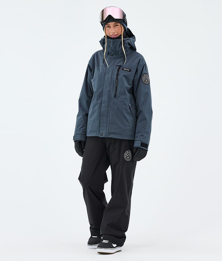 Dope Blizzard W Full Zip Lumilautailutakki Naiset Metal Blue, Image 2 of 9