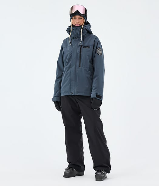 Dope Blizzard W Full Zip Laskettelu Outfit Metal Blue