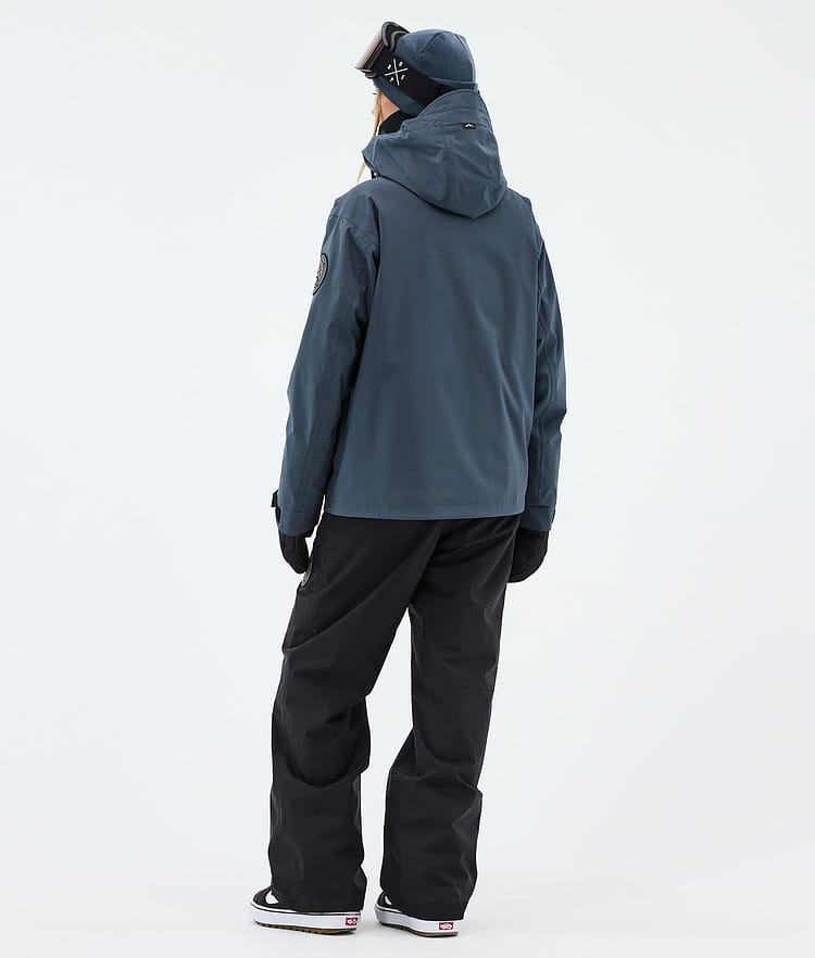 Dope Blizzard W Full Zip Lumilautailutakki Naiset Metal Blue, Image 3 of 9